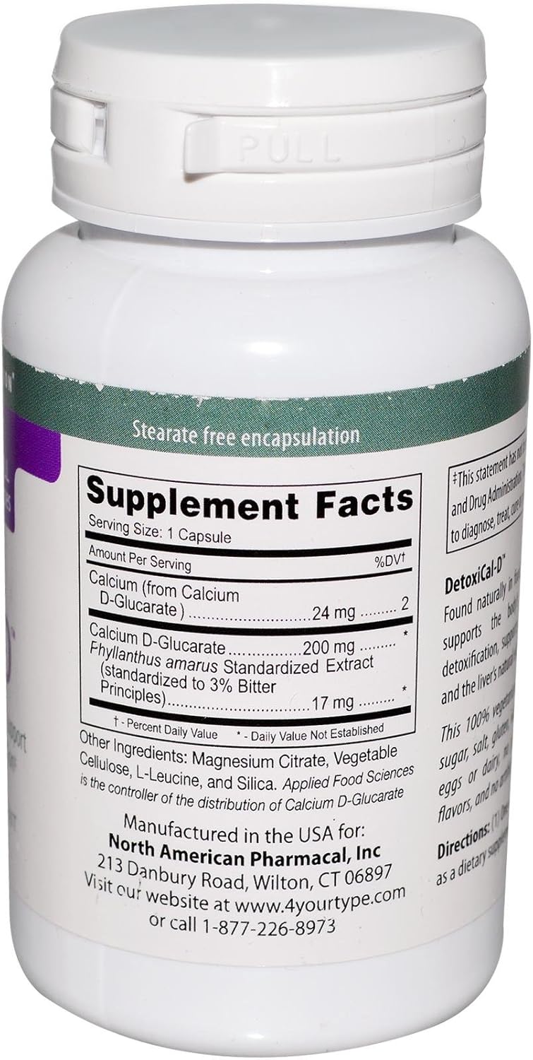 D'Adamo Personalized Nutrition Detoxical-D, 90 Count