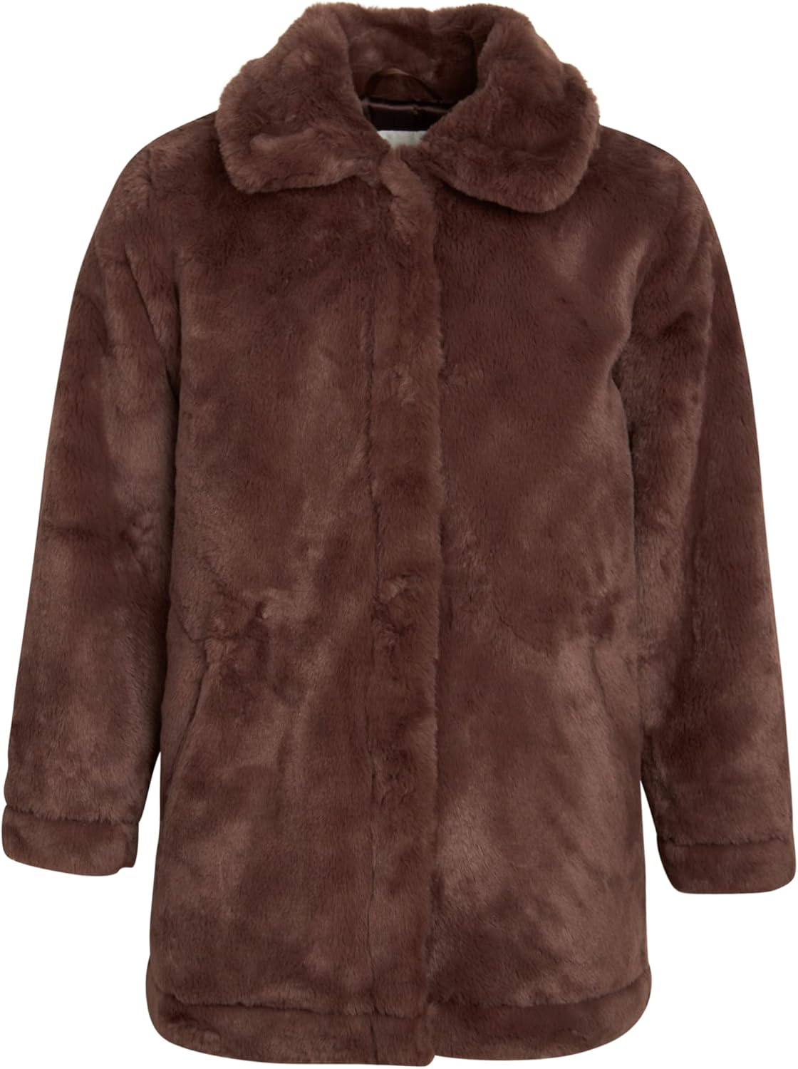 URBAN REPUBLIC Girls' Jacket- Long-Length Plush Faux Fur Teddy Overcoat: Clothing, Shoes & Jewelry