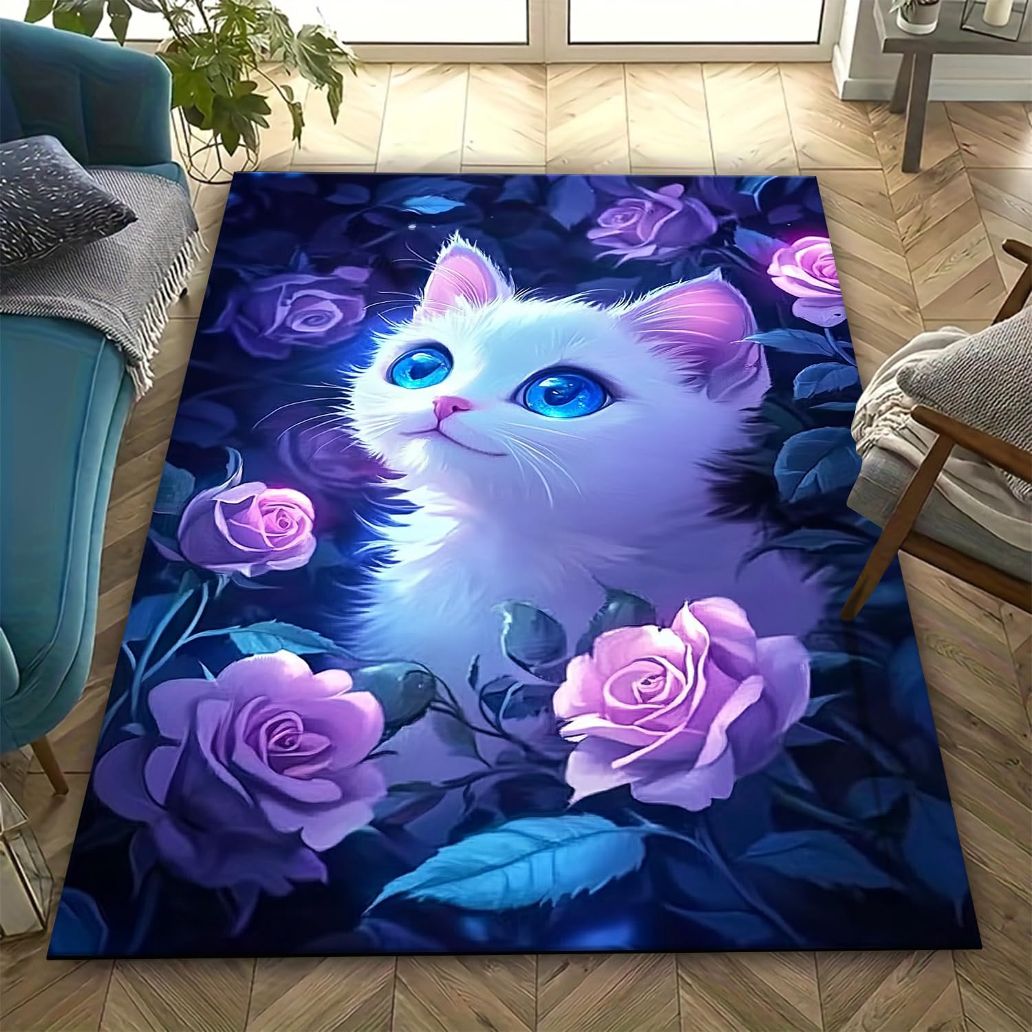 Tapis de couloir antidérapant idéal pour la chambre et le bureau moderne
