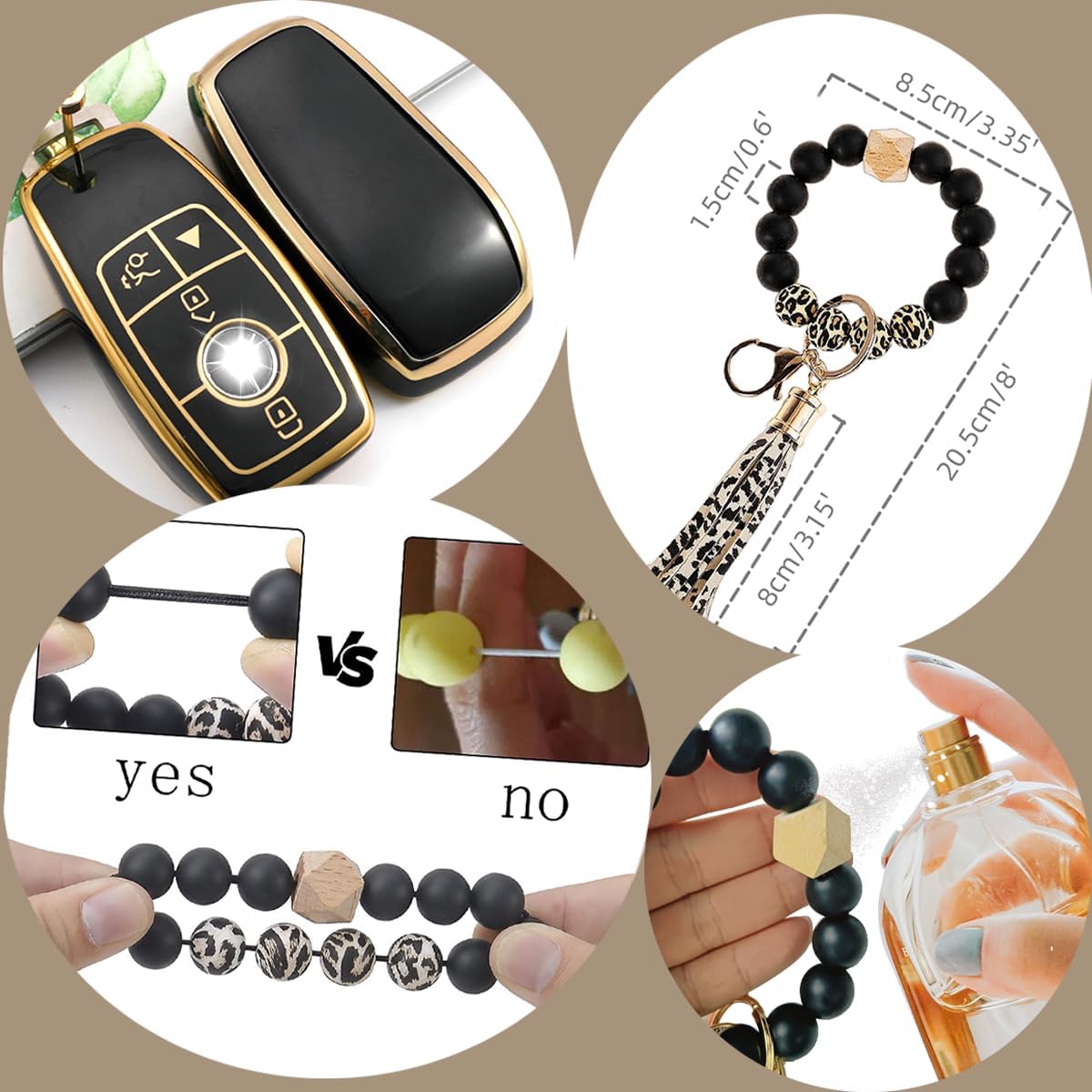 for Mercedes Benz Key Fob Cover, Key Protector Fit for 2017-2023 E-Class 2018-2021 S-Class 2019-2023 A C G Class - Image 3