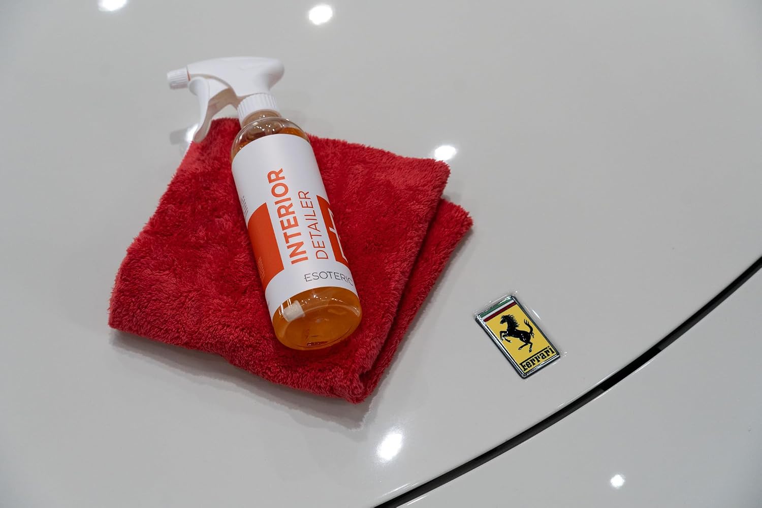 Esoteric Interior Detailer 1 Gallon - Car Interior Cleaner for Plastic, Dashboards | Touchscreen Cleaner | Essential for Your Car Detailing Kit | Fresh Clean Scent | Non Greasy | UV Protection