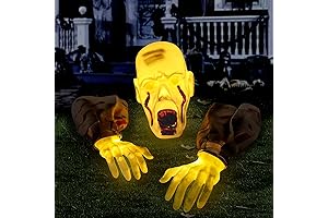 YUJUN Halloween Lighted Zombie Groundbreaker Decorations