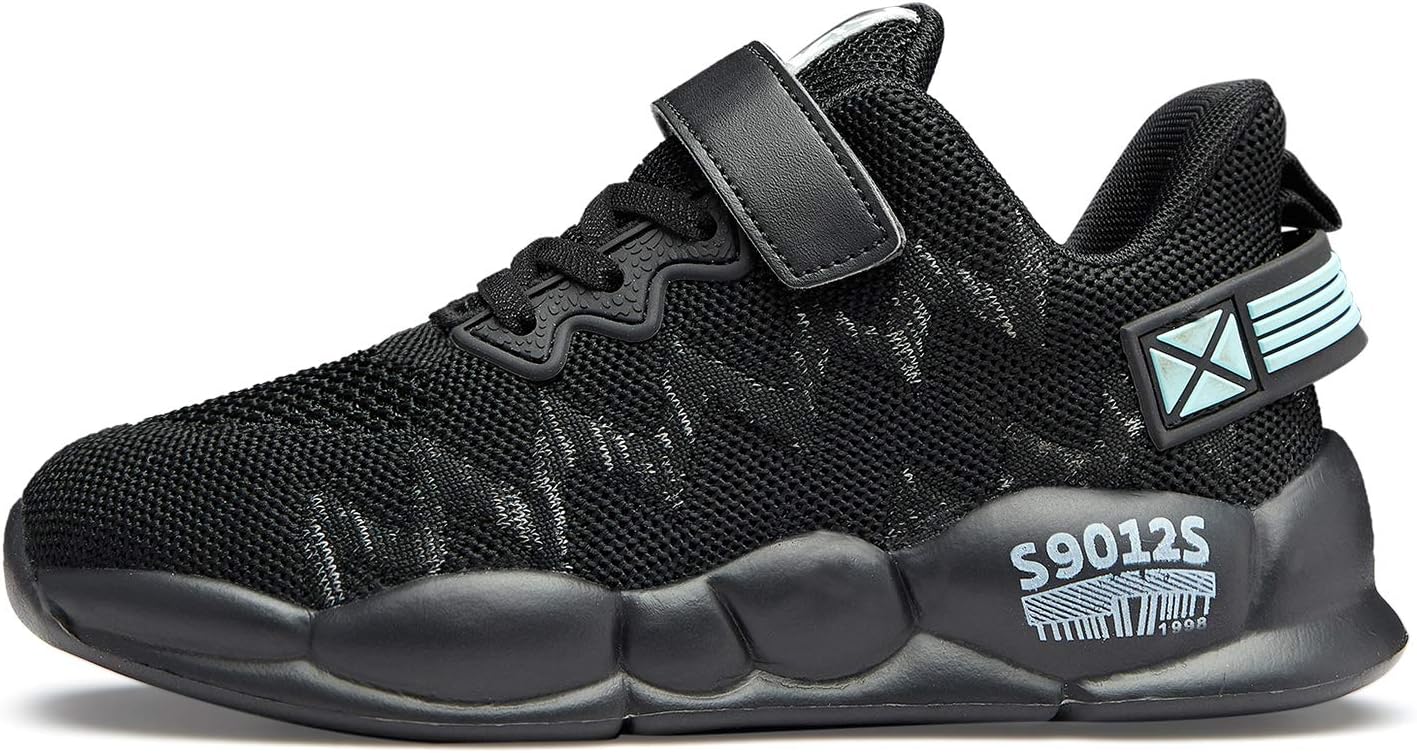 Hetios Kids Shoes Girls Lightweight Athletic Running Shoes Breathable Knit School Sports Shoes (Toddler/Little Kid/Big Kid) - Image 4