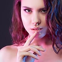 Vista 7 de LOYAL BOOK Kit de 104 piezas de Piercing 14G16G Kit de Piercing para todos los piercings (color acero inoxidable)