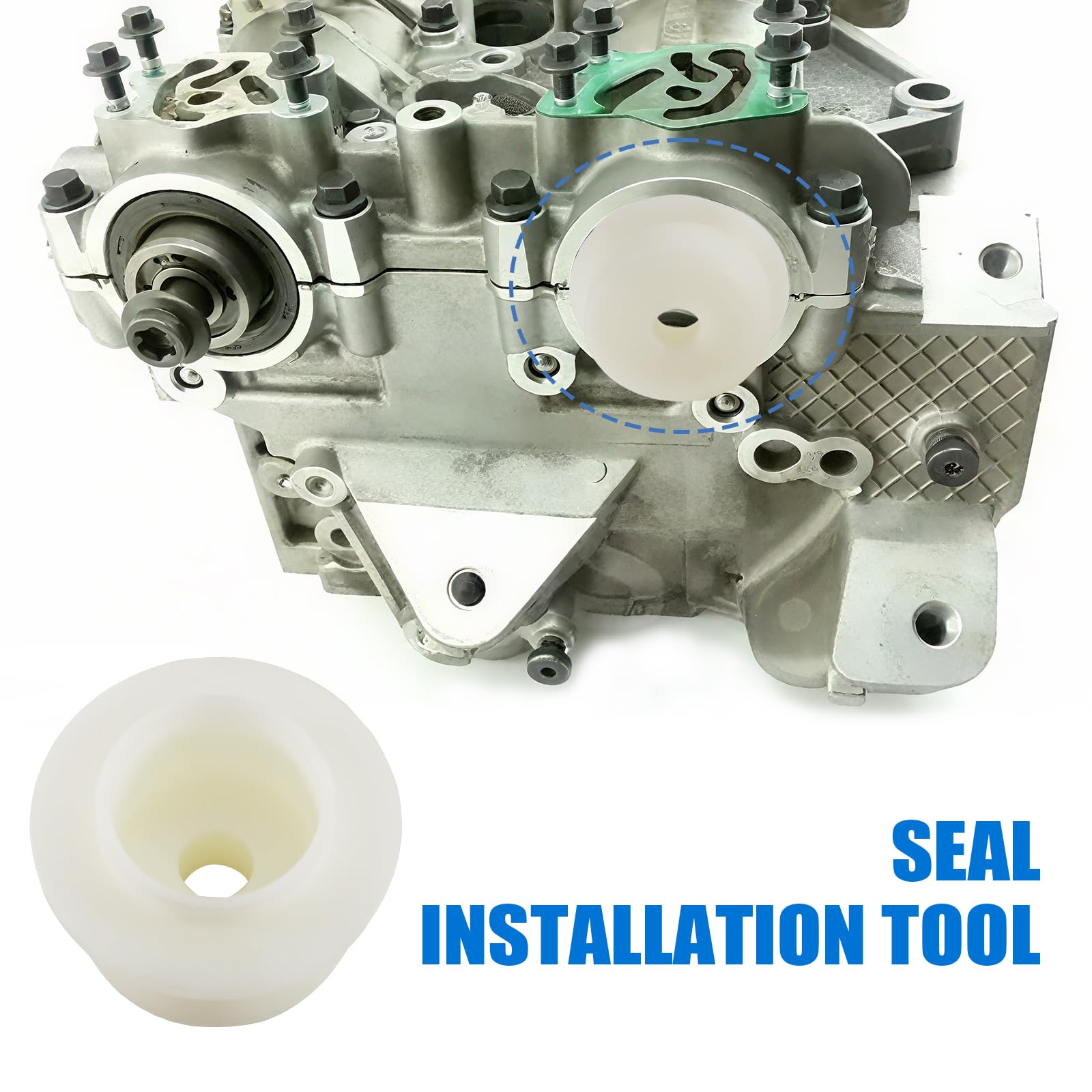 HEYOUTH Zahnriemen Werkzeug,Motor Einstellwerkzeug Kompatibel mit Volvo 2.0T Neue S60 S80 V60 V70 XC60 XC70 XC80 B4204 Nockenwellenverriegelung + Spannungsausgleich