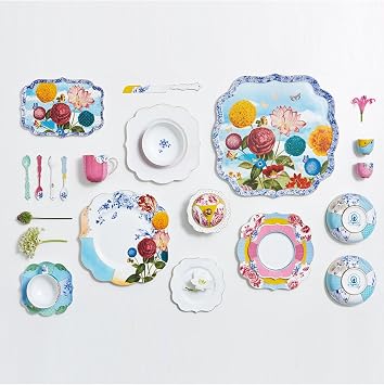 Pip Studio Royal Mavi Porselen Yemek Tabağı 28 Cm