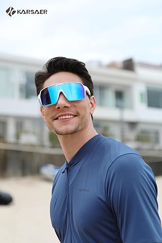 Miniatura 2 de Karsaer Vision - Gafas de sol deportivas para adultos, jóvenes, niños de 8 a 14 años, lentes de sol unisex para golf, béisbol, softbol