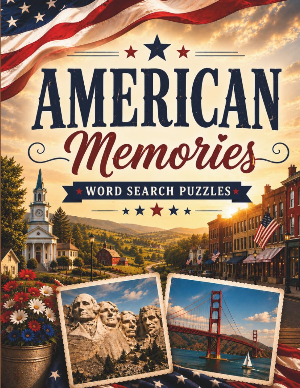 American Memories Word Search: A Nostalgic Journey Through America's Favorite Traditions, Places, and Pastimes for Adults & Seniors