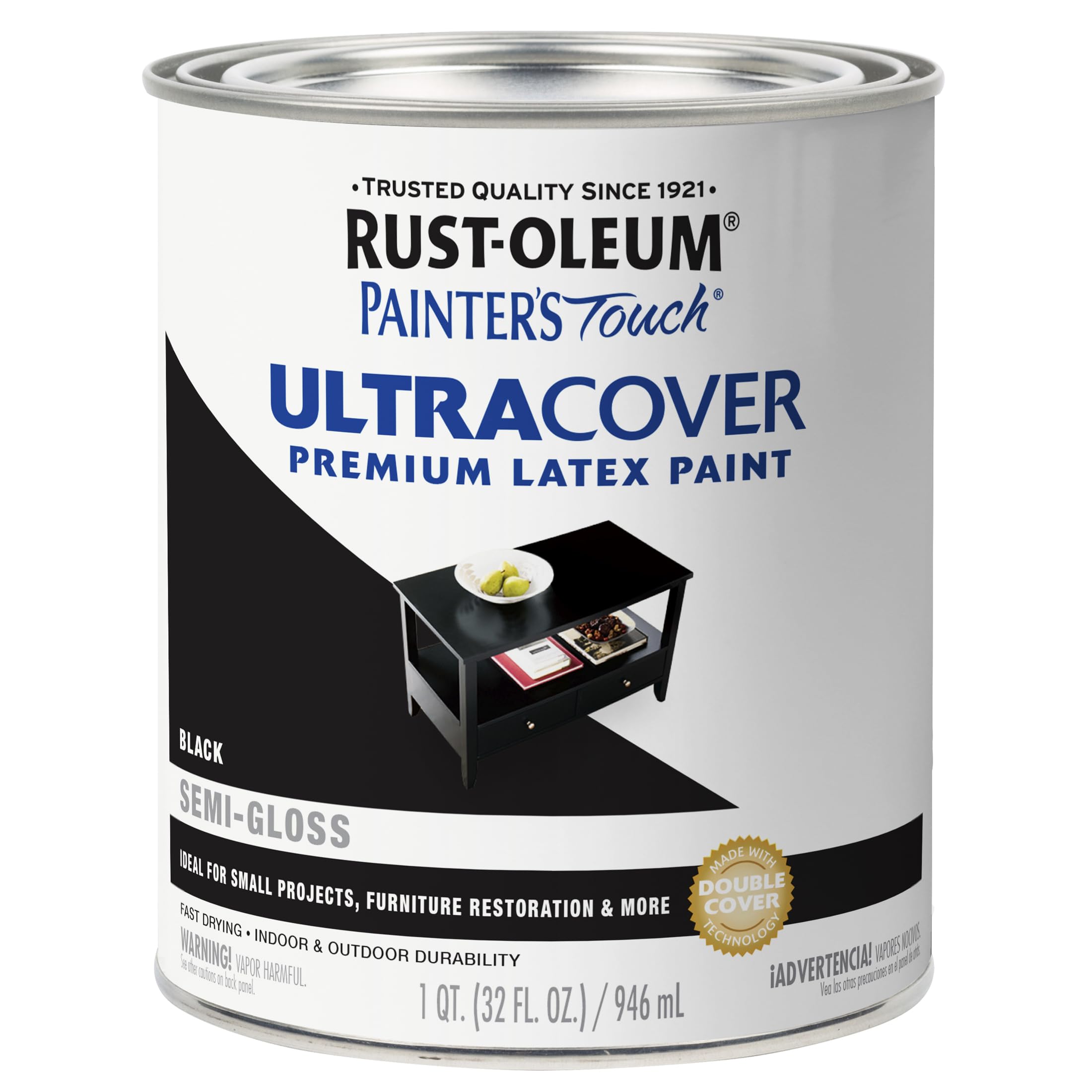 Rust-Oleum Painter's Touch Ultra Cover Multi-Purpose Gloss Brush-On Paint Quart