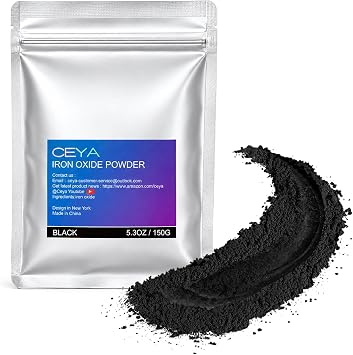 Ceya Iron Oxide Powder,5.3oz/150g Black Iron Oxide Pigment Powder