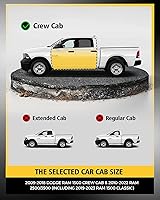 Vista 2 de KYX Estribos para Ram 1500, 2500, 3500 Crew Cab 2009-2018, 2019-2022, 2010-2021, 2500, 2019-2022, 2010-2021 Crew Cab - Dos escalones laterales