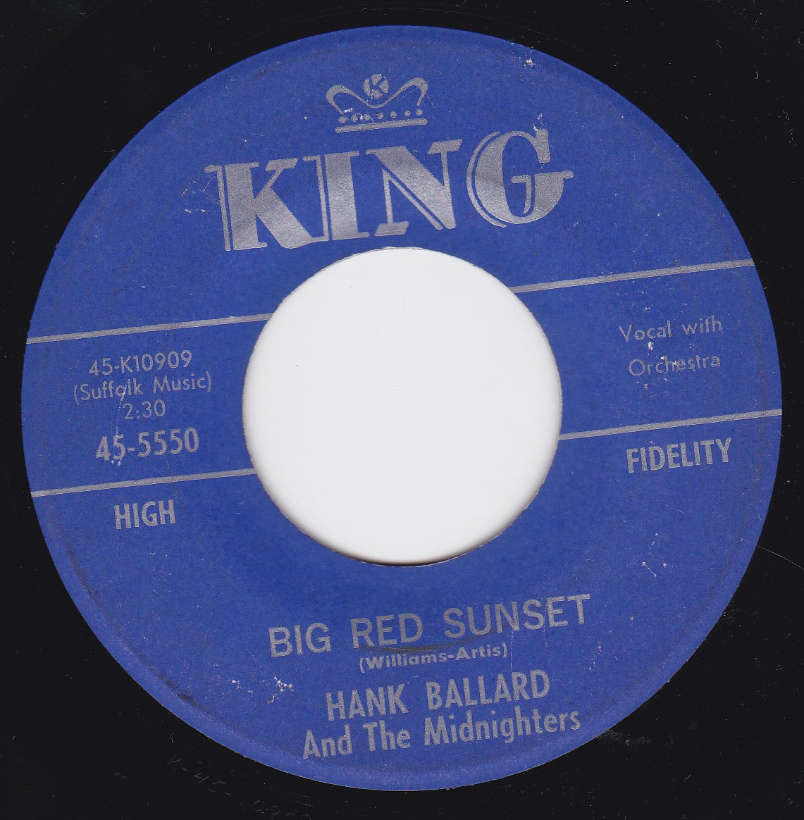 Big Red Sunset/Can't You See-I Need A Friend (7"/45 rpm)