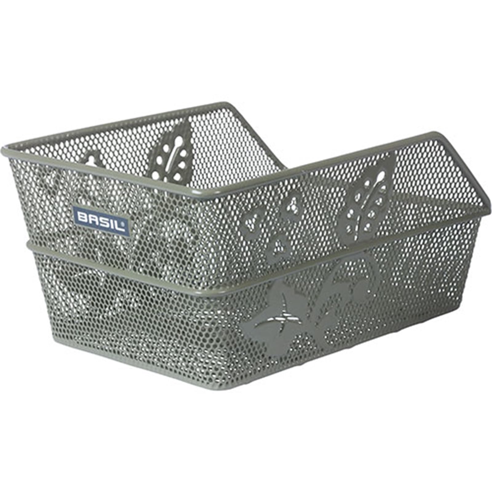 Basil Cento S Rear Basket, One Size, Olive Green
