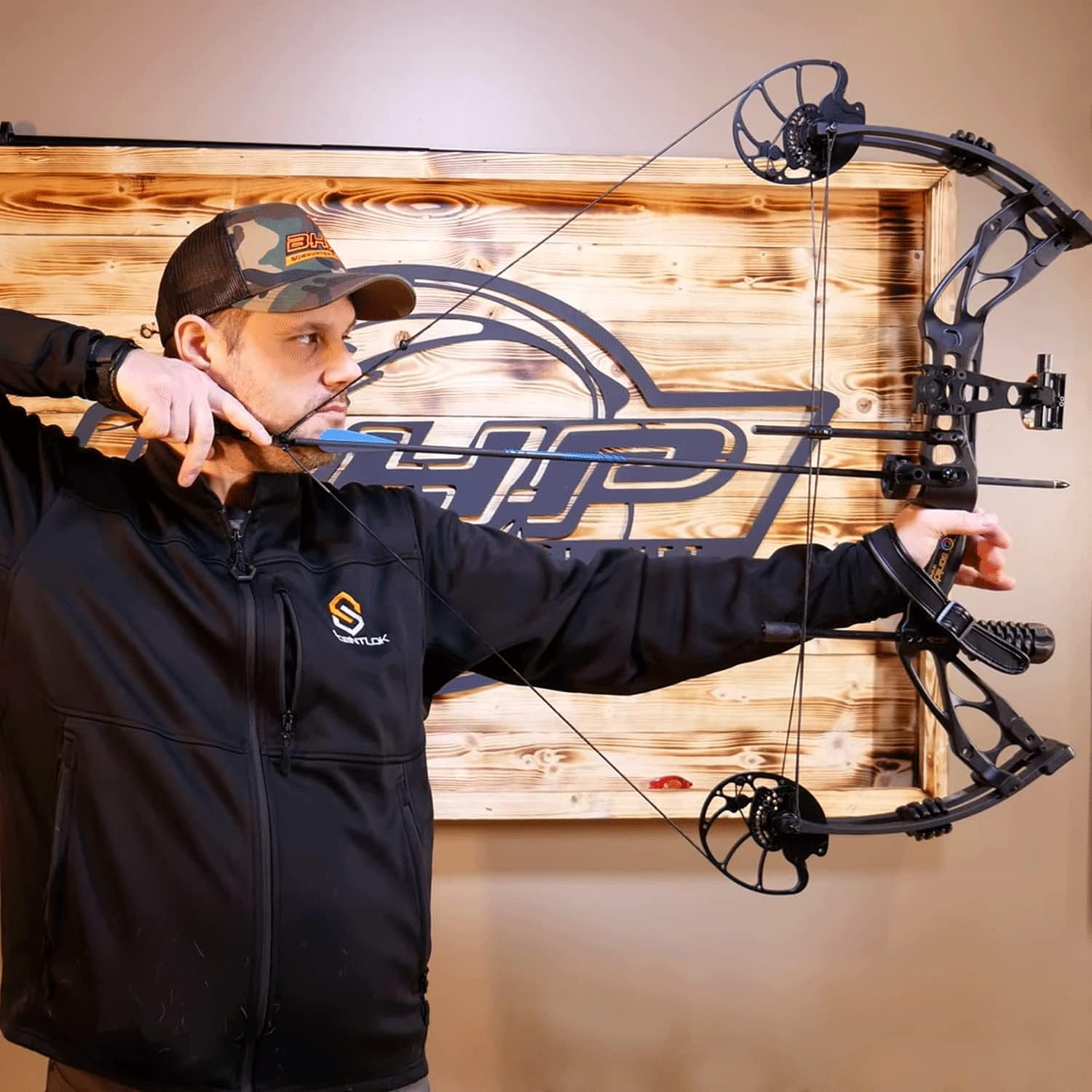 Bogenschießen CompoundBogen Set, Jagd und Zielen, 0–70 lbs verstellbar, IBO 325 FPS, Erwachsene Bogen, Bogenschießen Jagdbogen