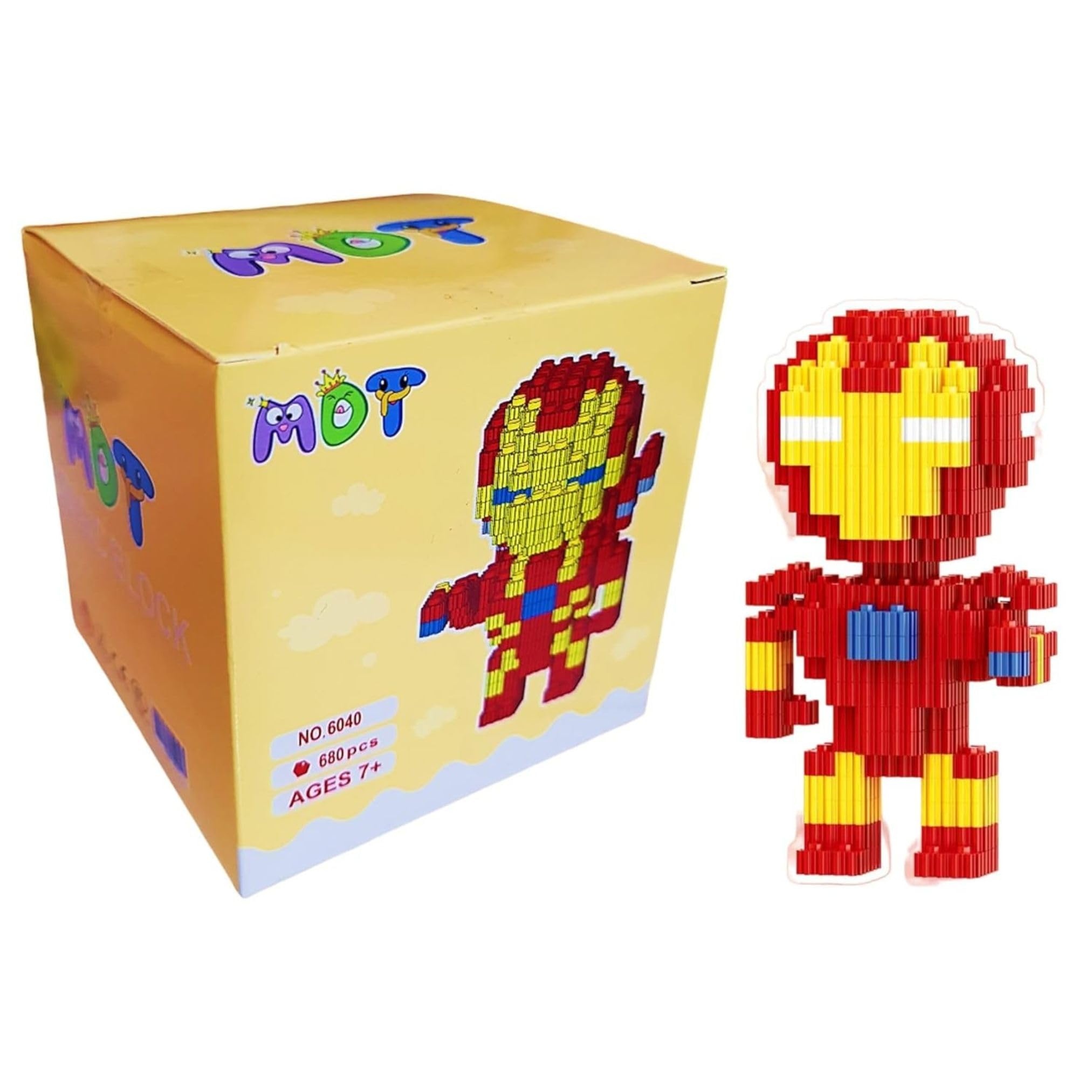 MONKEYTAIL Iron Man DIY Building Blocks Mini Figure |Fun Superhero Toy for Kids| Ideal for Birthdays and Gifts (B0CL2G7HMB) Amazon Price History, Amazon Price Tracker