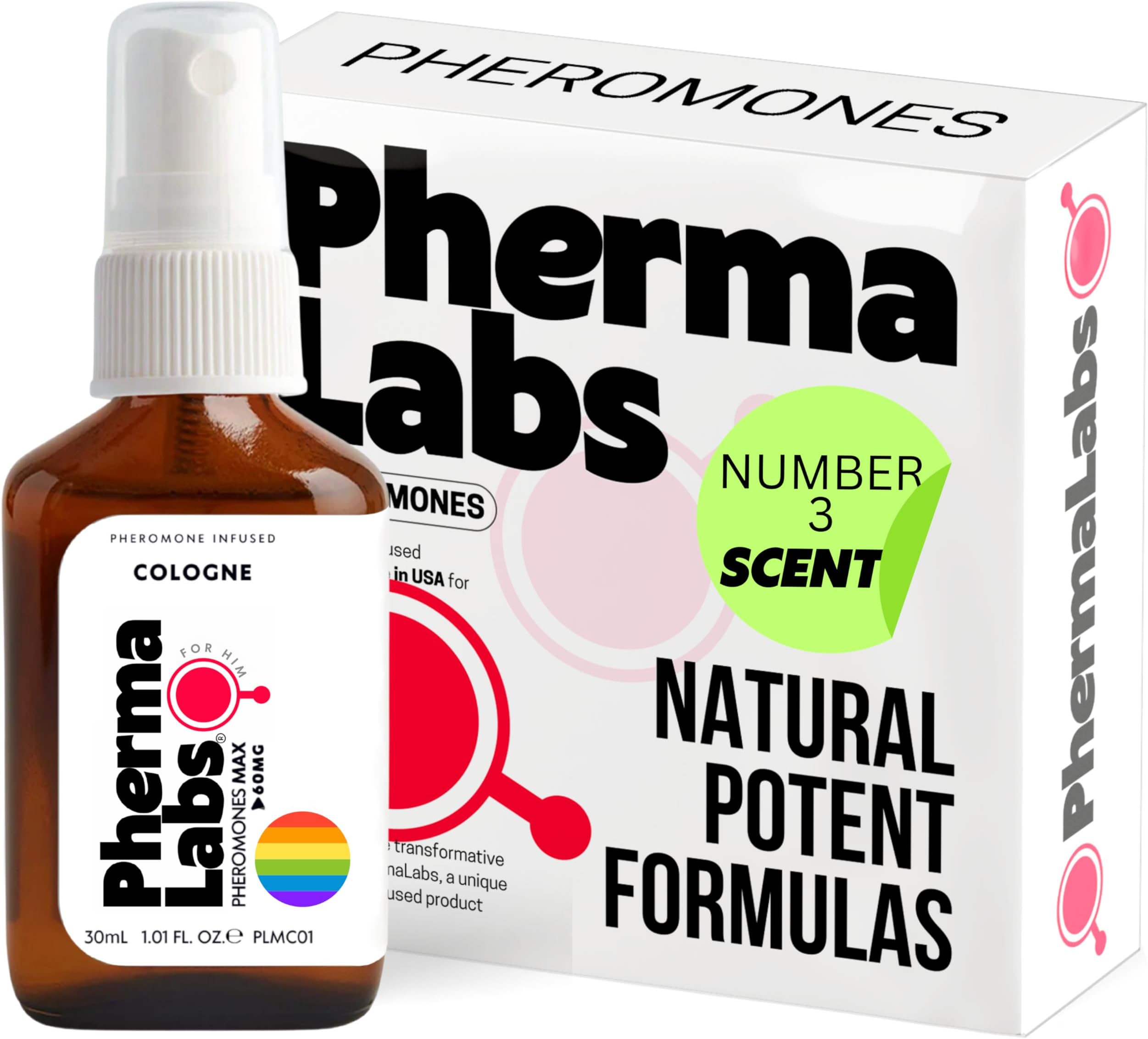 Pheromones Max Cologne for Men that want other Men - Most Potent Pheromone - Infsued Cologne for Ulitmate Allure 1 oz bottle (Scent Number 3)