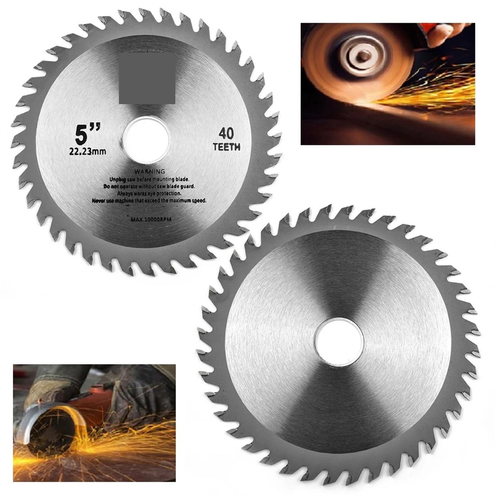 1 sztuka 125 mm tarcza tnąca mini okrągłe ostrze do drewna, tworzywa sztucznego, metalu, obrotowych narzędzi tnących, 40 zębów