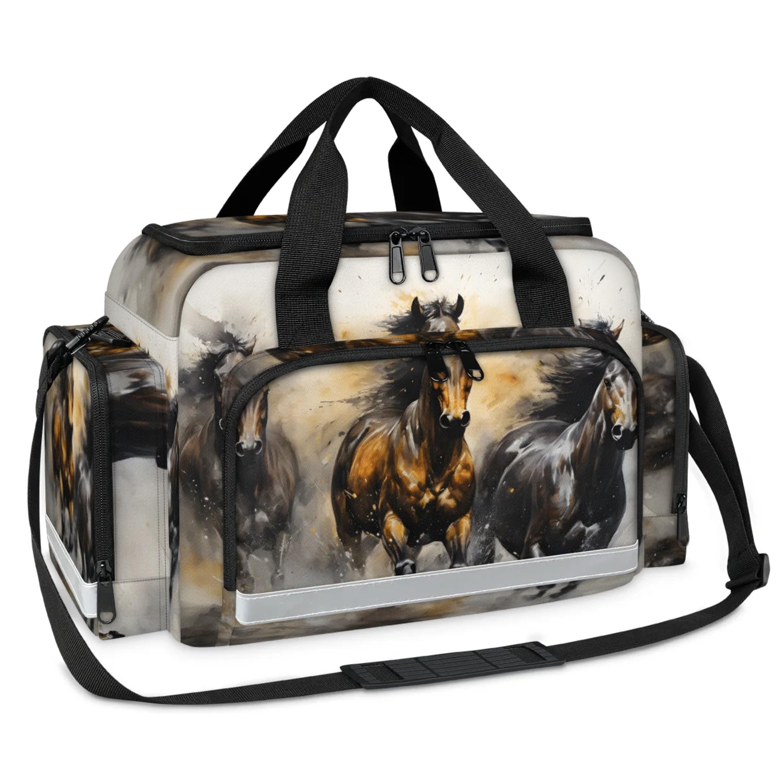 GzLeyigou First Aid Bags Empty, Swift Horse Emergency Bag First Aid Kit Multiple Compartment Kit Carrier On Call Trauma Bag For Paramedics Emergency Medical Supplies Kit