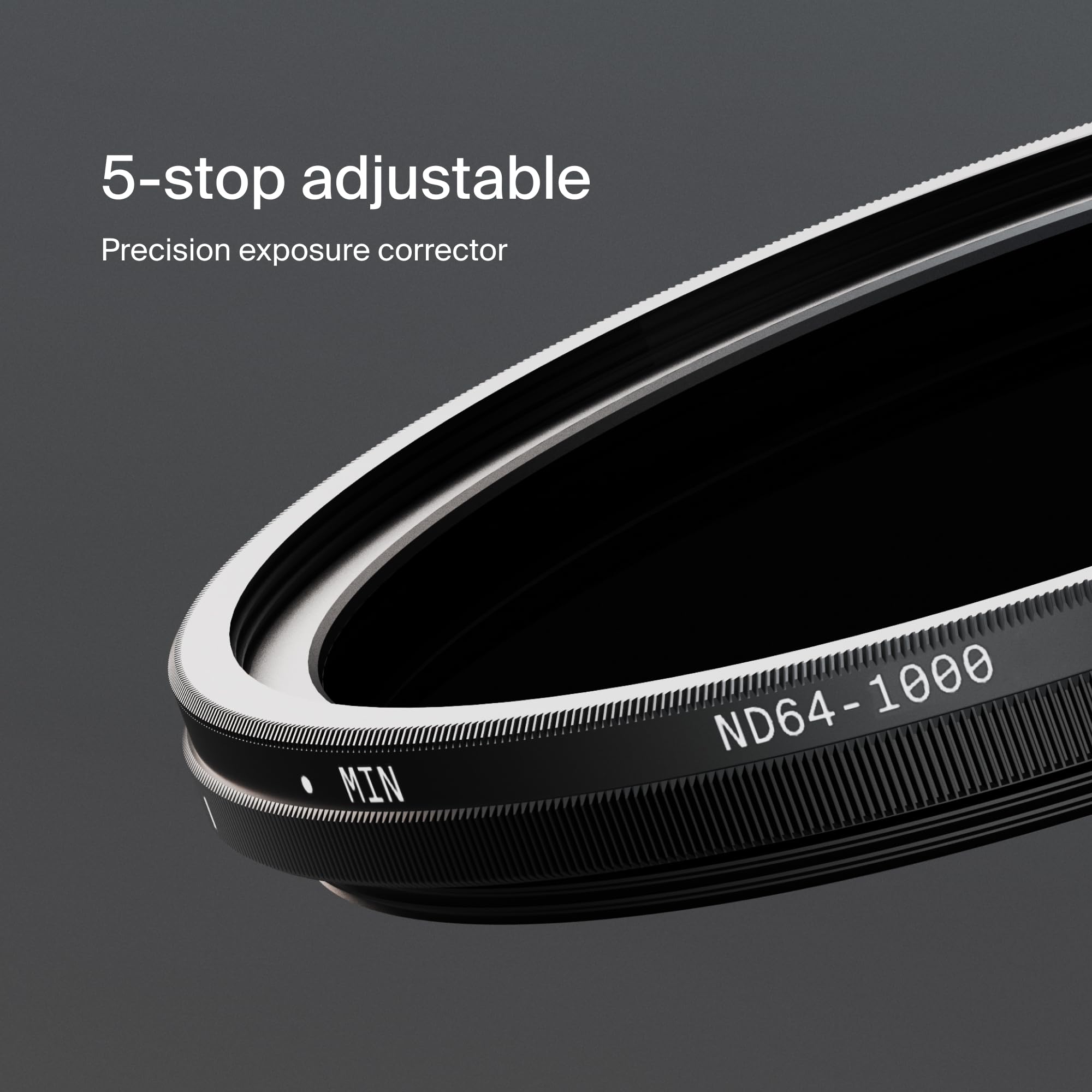 Urth 95 mm Filtro ND Variabile ND64-1000 per Obiettivo (Plus) - 6-10 Stop, Nano Rivestimento 20 Strati, HD Densità Neutra per Eccezionale Chiarezza e Fedeltà Cromatica