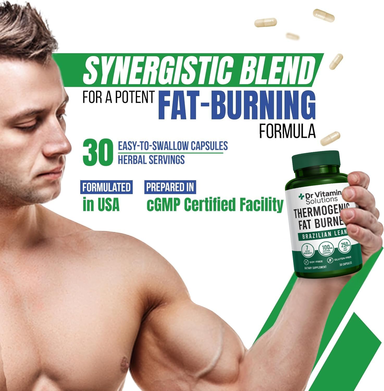 Thermogenic Fat Burner for Women and Men - Brazilian Lean, 30 Capsules — Amazon image 5