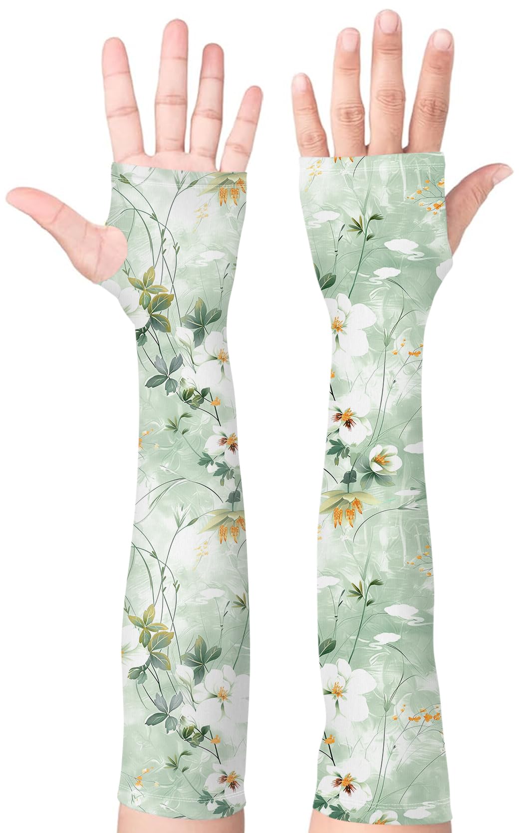 Gardening Sleeves for Women UV Sun Protection with Thumb Hole Anti-Scratch