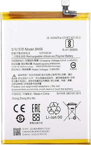 Miniatura 2 de BN56 - Batería de repuesto compatible con Redmi 9A M2006C3LG, M2006C3LI, M2006C3LC / Redmi 9C M2006C3MG, M2006C3MT + herramientas