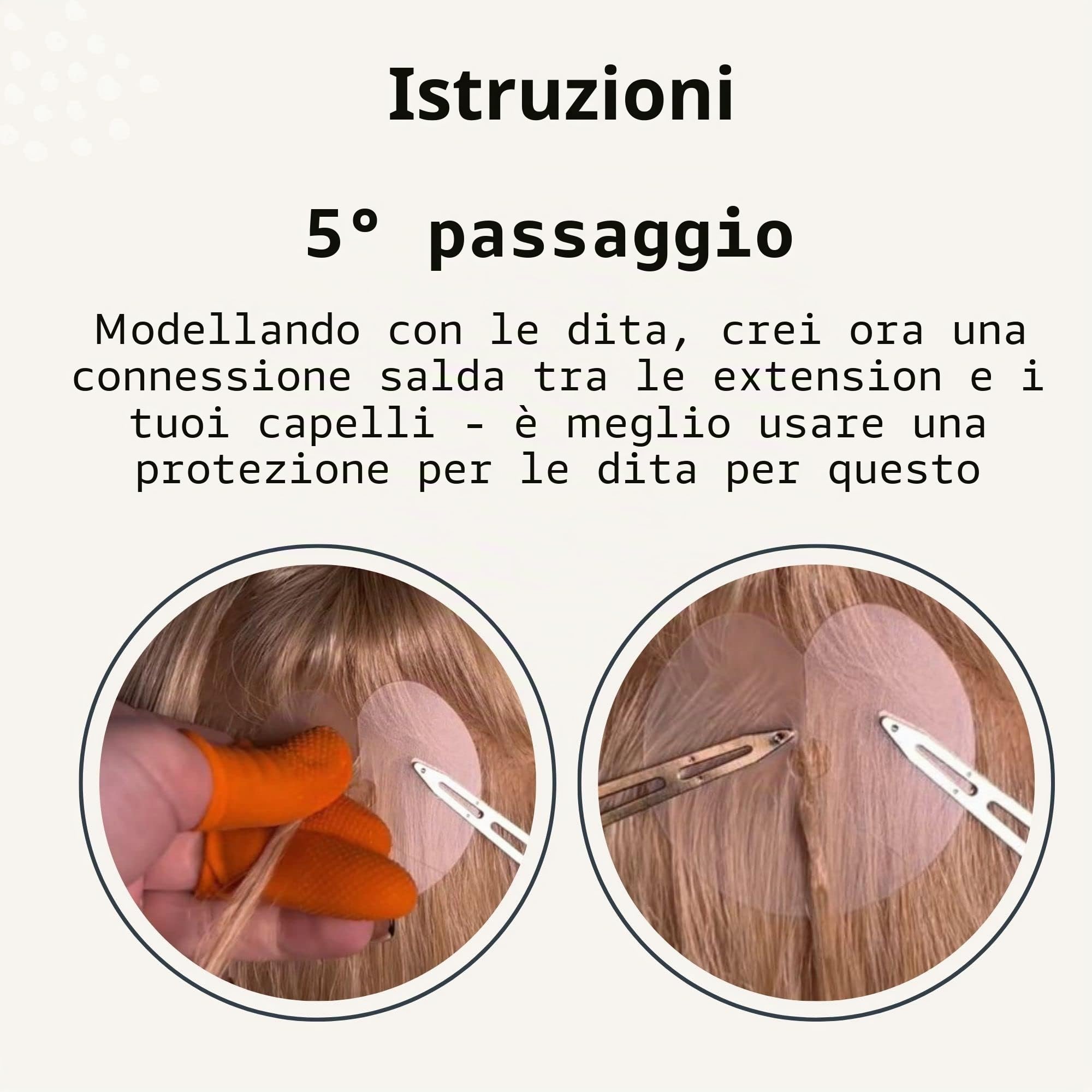 hair2heart Connettore termico per extension per capelli - Strumento di fusione professionale in ferro per la connessione in cheratina - Crea legami forti e duraturi per extension