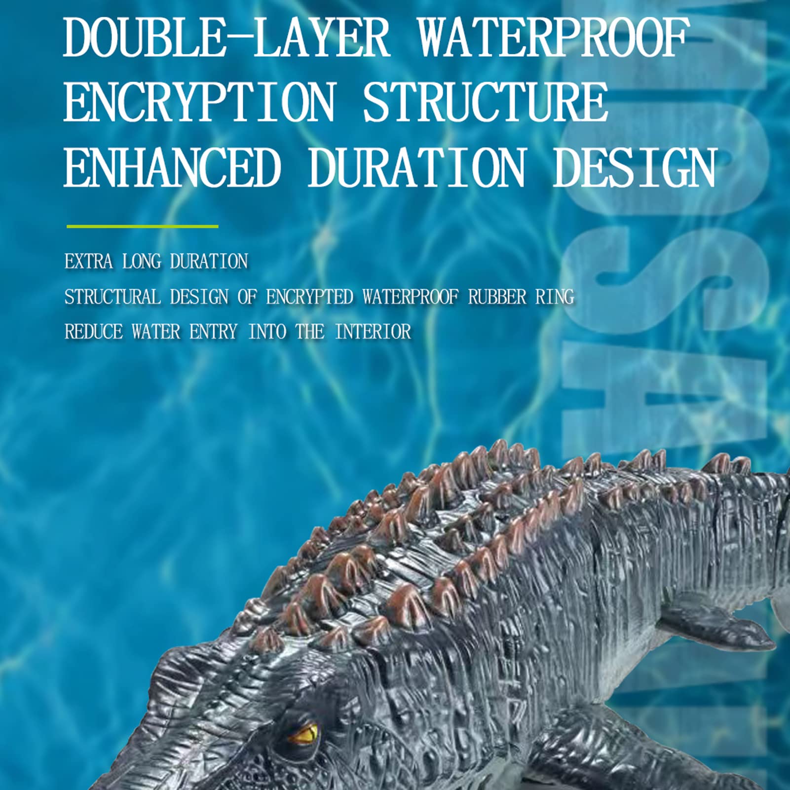 DAWRIS Mosasaurus Bateau télécommandé 2,4 GHz étanche U Bateau télécommandé pour enfants à partir de 6 ans avec lumière LED et brouillard double hélice Jouet pour piscine étang salle de bain DAWRIS Mosasaurus Bateau télécommandé 2,4 GHz étanche U Bateau télécommandé pour enfants à partir de 6 ans avec lumière LED et brouillard double hélice Jouet pour piscine étang salle de bain