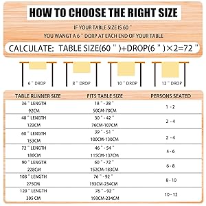 Linen Christmas Table Runner 72 Inches Long Christmas Xmas Winter Holiday Home Kitchen Dining Room Table Decorations