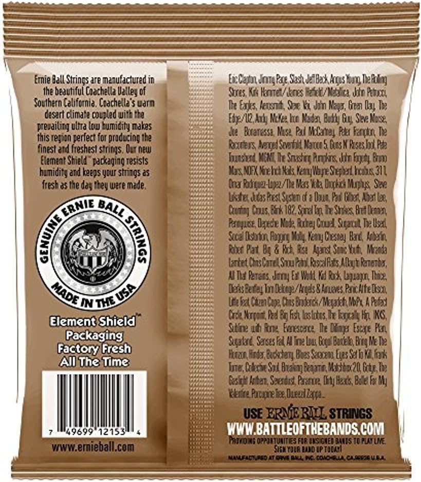 2 PACK Ernie Ball P02153 Earthwood 12-string Light Phosphor Bronze Acoustic String Set .009 - .046