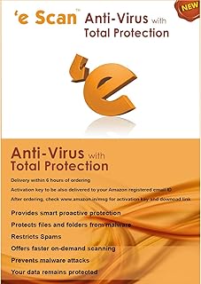 eScan Anti-Virus with Total Protection Version 11 - 1 PC, 1 Year (Email Delivery in 2 Hours - No CD) Price In India