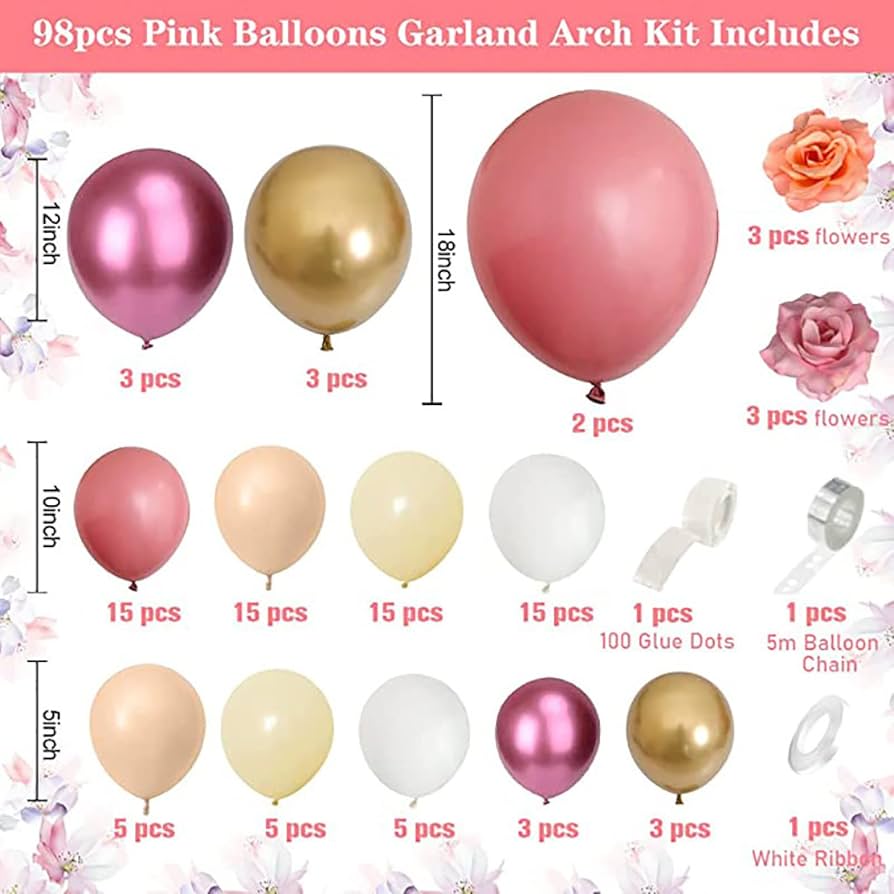 こいけ バルーン セット メタリック バルーン 赤 青 水色 緑 金 銀 誕生日 風船 28個