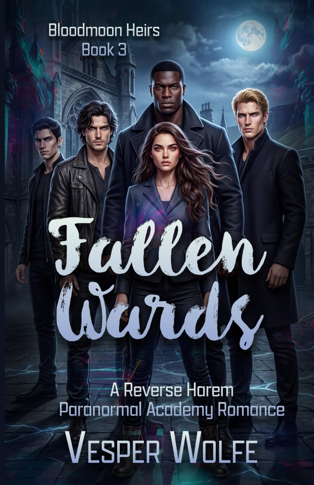 Fallen Wards: A Reverse Harem Paranormal Academy Romance (Bloodmoon Heirs)