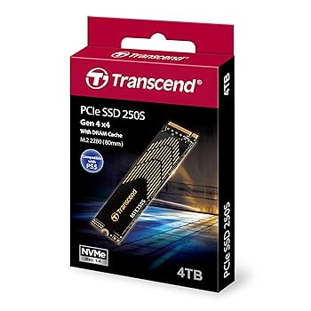 PS5に　2TB SSD 　Transcend TS2TMTE250H Amazon.com: Transcend 1TB M.2 2280 SSD with Aluminum