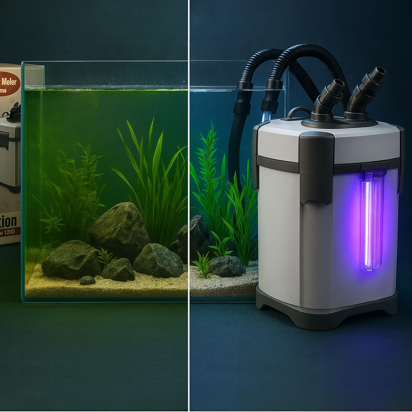 Fluxion Elite 1800 UVC Pro – Filtro Externo con lámpara UV para acuarios 120-350 L
