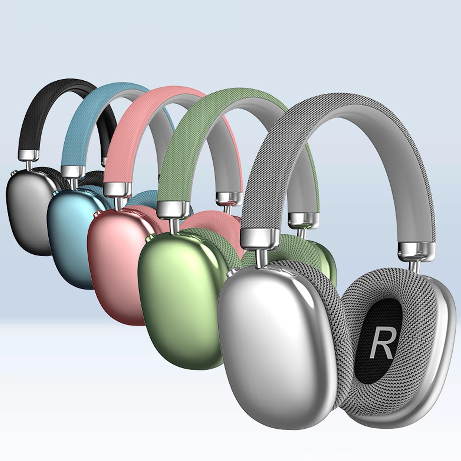 Luvant Casque Antibruit, sans Fil Supra-Auriculaire avec Microphone, Bluetooth 5.4, Audio HiFi, 12 Heures De Lecture, Ajustement Confortable for La Course, Les Jeux, Salle Sport, L'avion