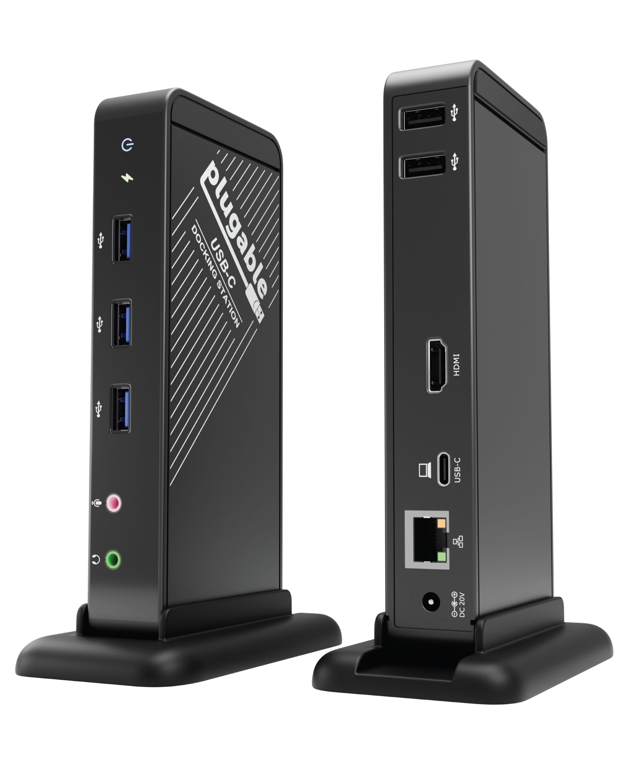 ユニバーサルドッキングステーション　LANイーサネットポート Amazon | Plugable USB-C ドッキングステーション 60W 充電機能付き DP