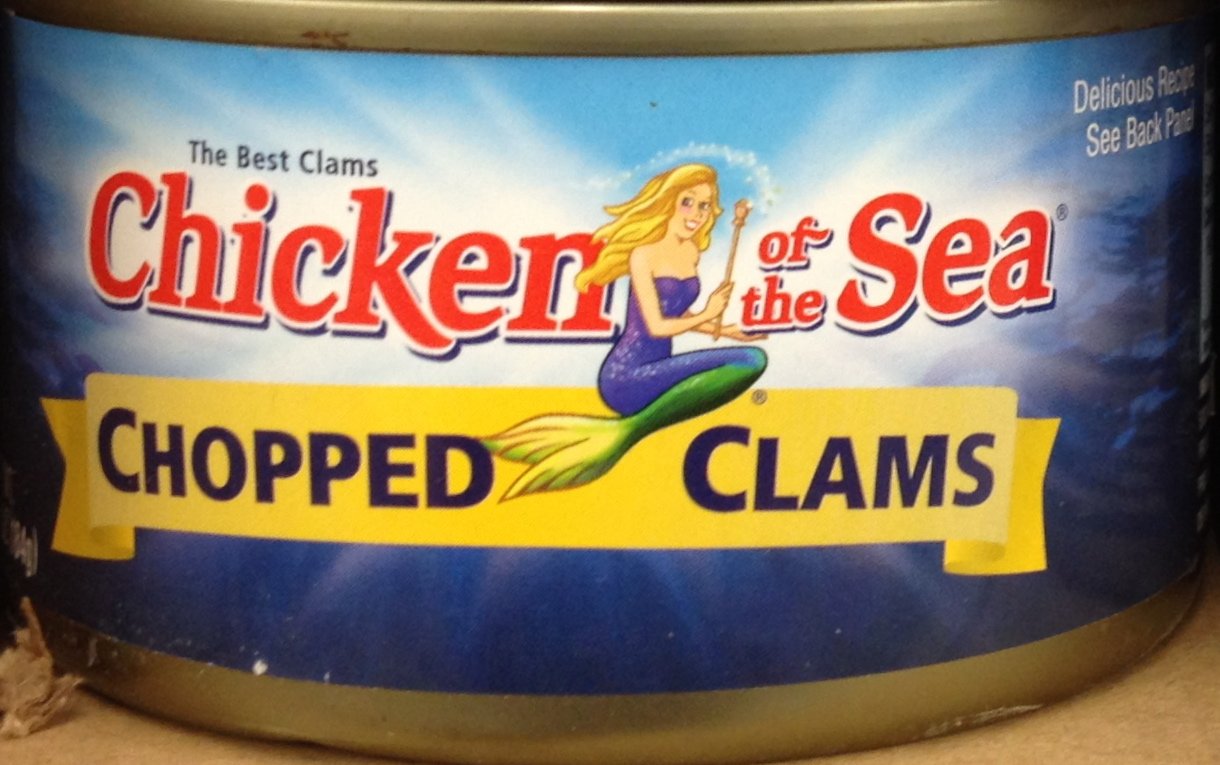Chicken of the Sea CHOPPED CLAMS 6.5oz (5 Cans)
