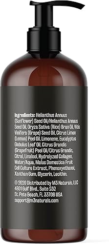 Miniatura 3 de M3 Naturals Paquete de aceite de masaje anticelulítico para dolores musculares y aceite muscular dolorido