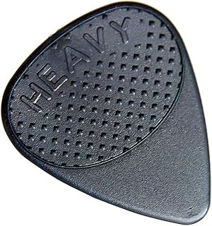 Fred Kelly Picks Palheta de guitarra pesada plana D4G-H-12 Delrin Standard Grip