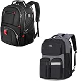 YOREPEK Large Laptop Backpacks for Men Women, Water Resistant Travel Backpack Fits 17 Inch, Frontier Airlines Personal Item Bag 18x14x8, Briefcase Backpack for Men Fits 15.6 inch Computer with Hidden