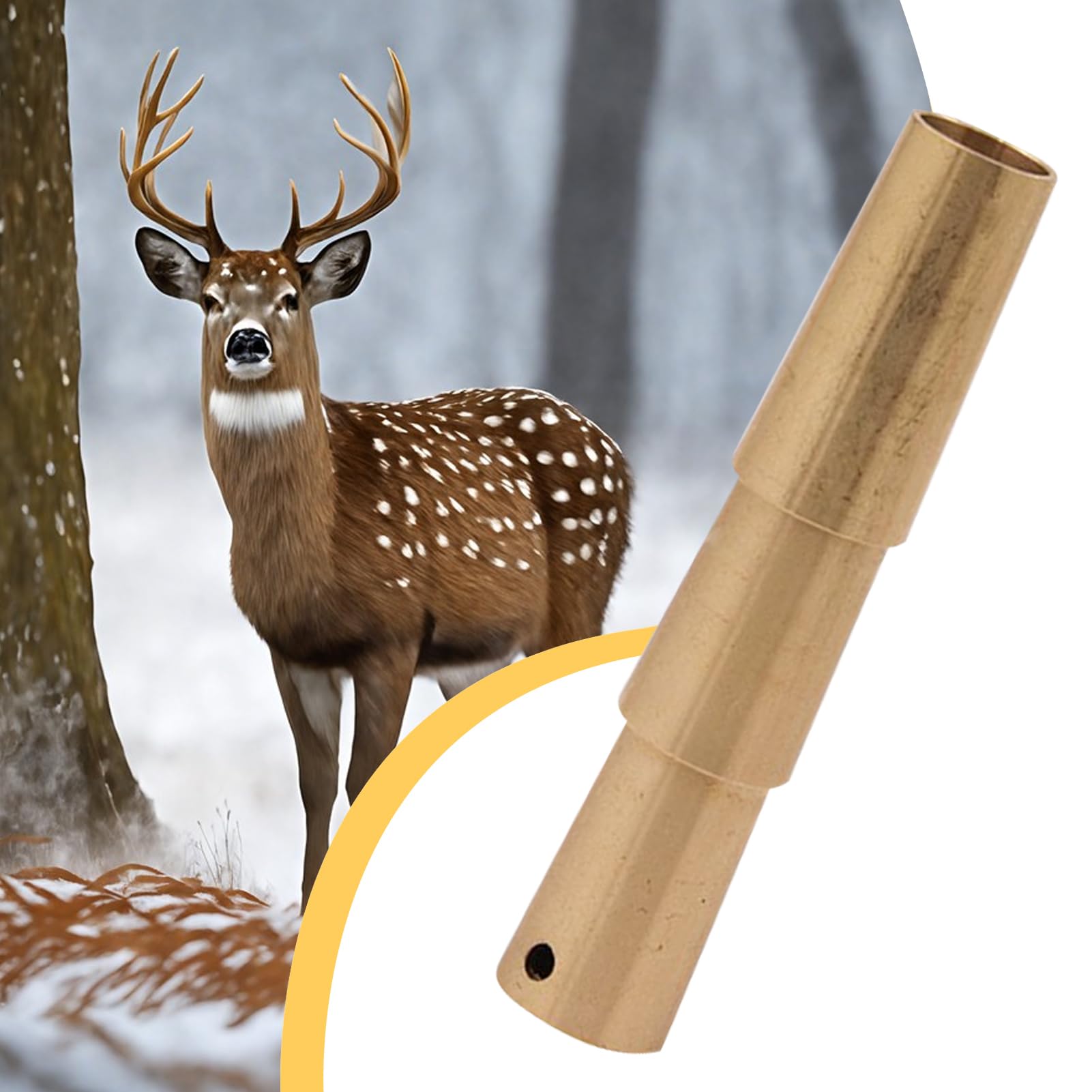 Hirschrufe für die Jagd, Hirschpfeife, Outdoor-Campingpfeife, tragbare Ausrüstung für Jagd, Wandern, Köder, Vogel, Eichhörnchen, Tier