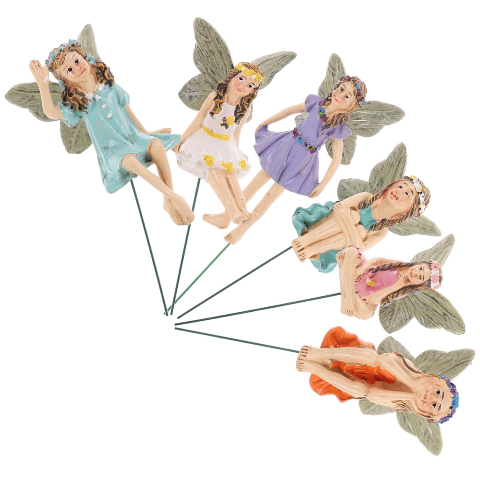 Figurines de fées en résine pour jardin décoration micro-paysage et statues miniatures