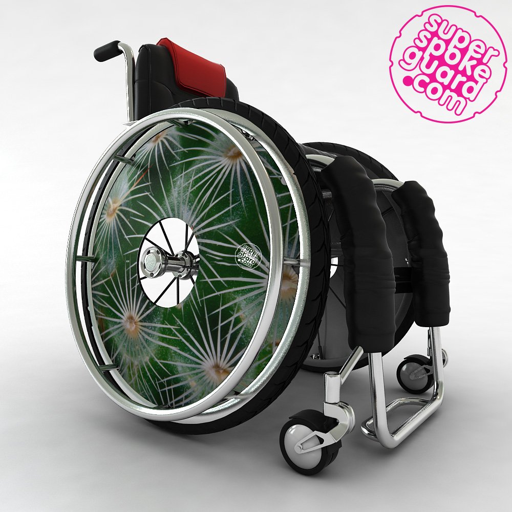 24'' Protectores de radios para sillas de ruedas A-056 (par)
