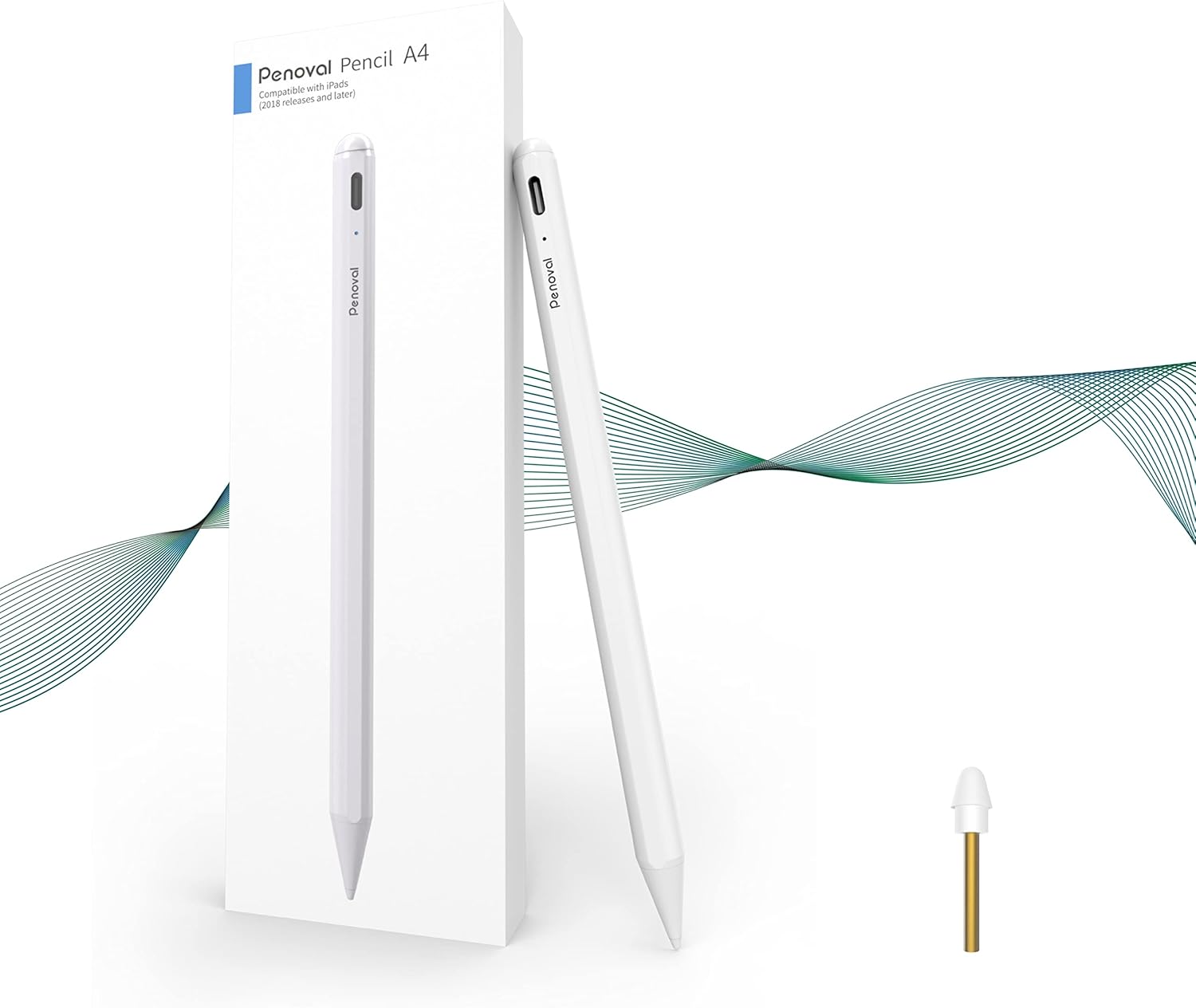 Penoval A4 Stylus Pen (9.5mm) for iPad (20182020) with No Lag