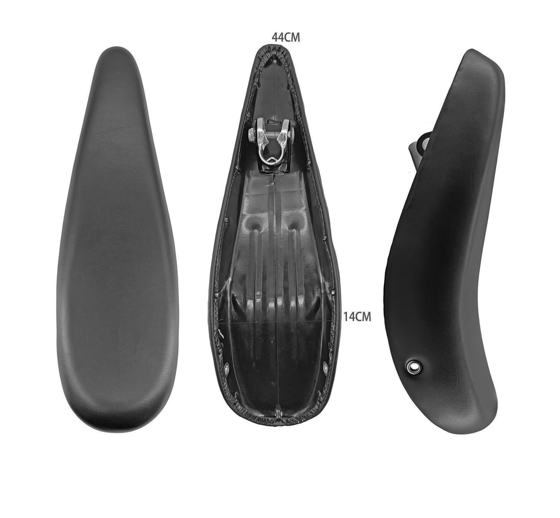Selle De Vélo 20" Banane étincelante Rouge Avec Bande Argentée – Neuf – Pièce Détachée Vélo