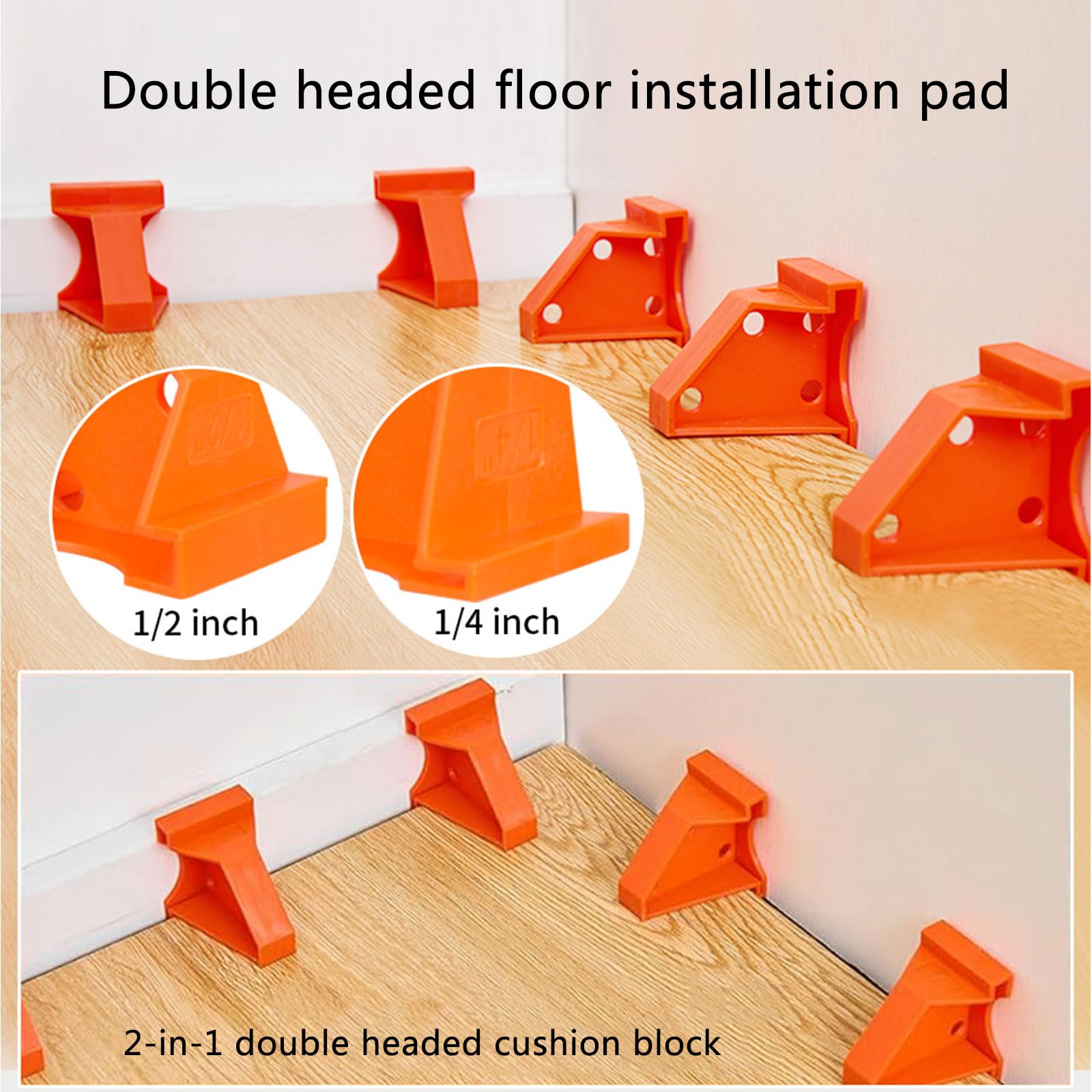 Bodeninstallations Sets, Laminat Holzboden Werkzeug mit Abstandshaltern, robuste Zugstange und Schlagblock, Schlägel, Messgeräte, Hartholz Boden Installationswerkzeug
