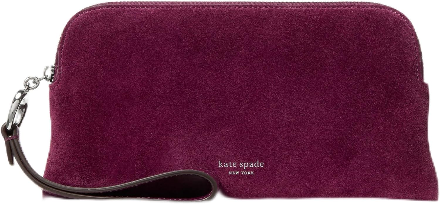 kate spade new york womens Halo Fine Grain Leather Medium Wristlet