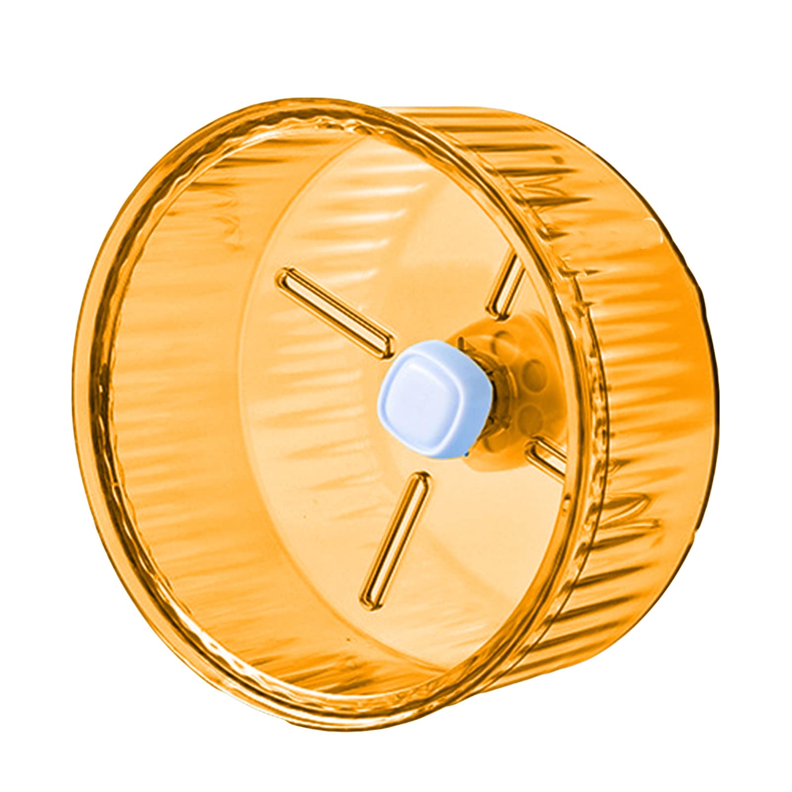 Remorui Hámster Jogging Wheel Antideslizante Estable Hámster Cinta de Correr Entrenamiento Deportivo Silencioso Naranja Metro
