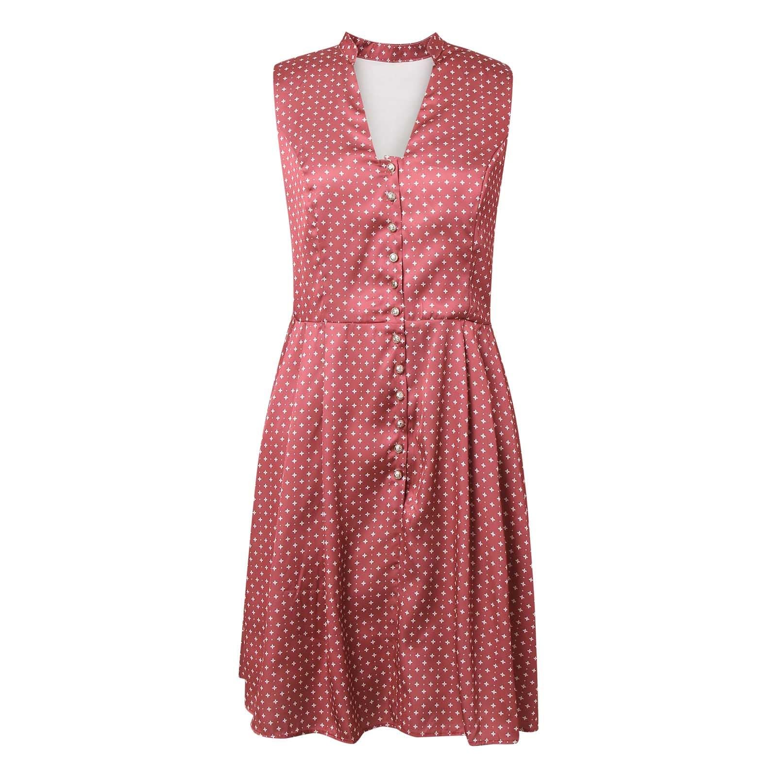 Dirndl Grosse Grössen Trachtenkleid Damen Dirndel Dirndlkleid Midi Lang Schürze Spitze Gr 48 Für Kurz Wiesn Outfit Modern Trachten Oktoberfest Dirdl Langes Dir Dl